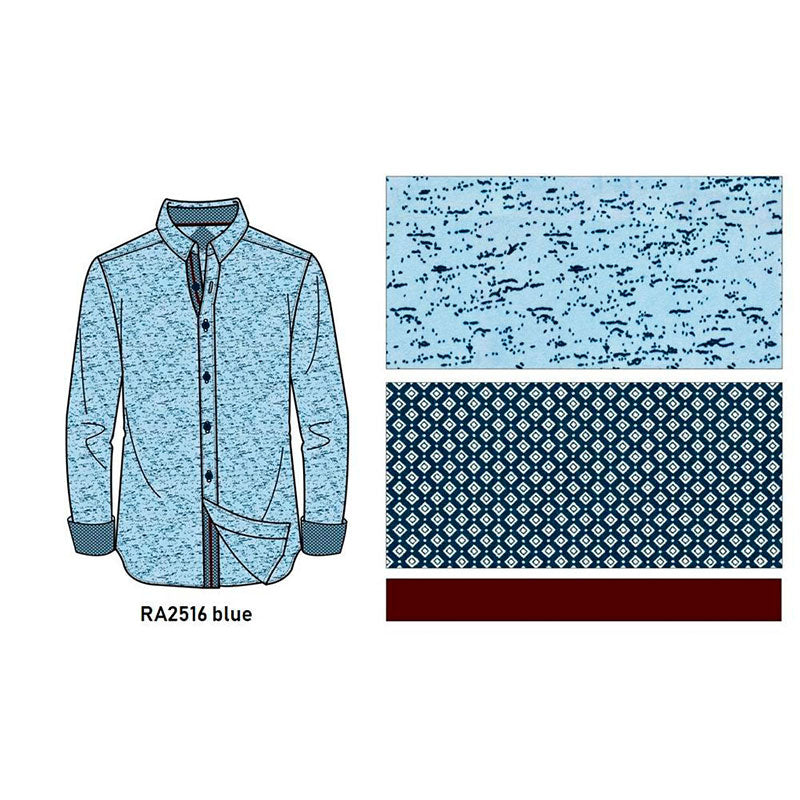 Camisa importada para caballero Vino CH