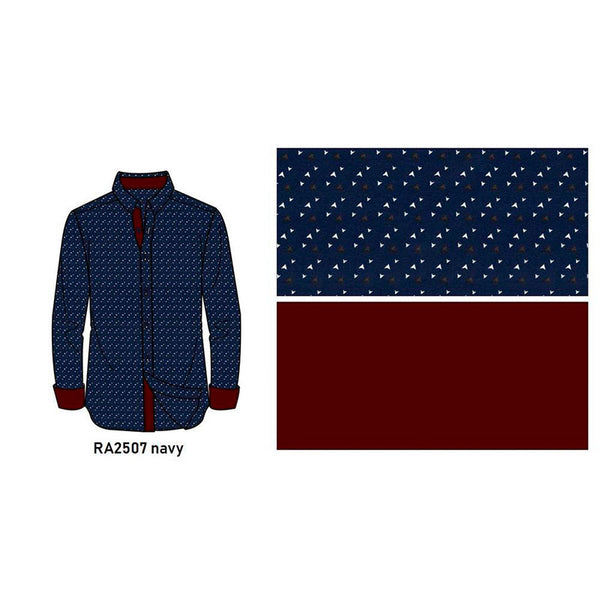 Mayoreo Camisa importada para caballero Azul