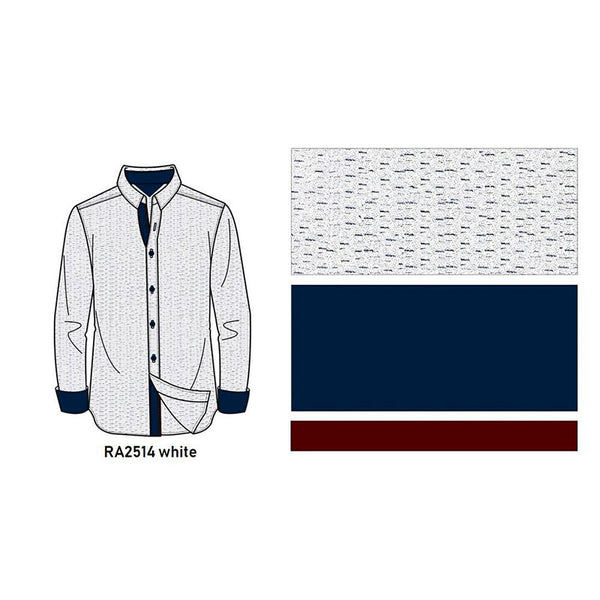 Mayoreo Camisa importada para caballero Azul marino