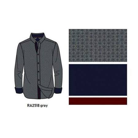 Camisa importada para caballero Azul marino