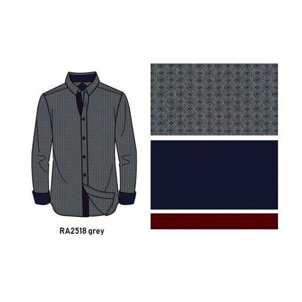 Camisa importada para caballero Azul marino