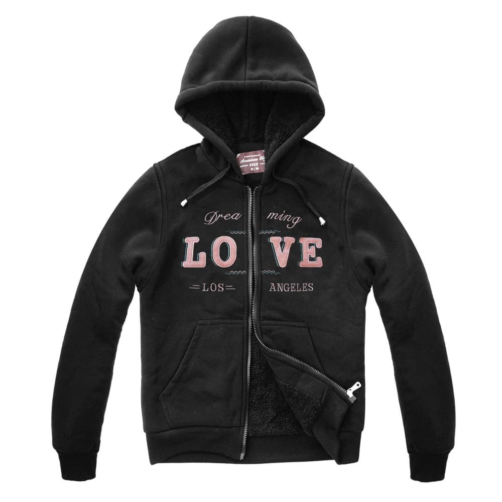 Mayoreo Sudadera dama estampada american fly (tallas extras)