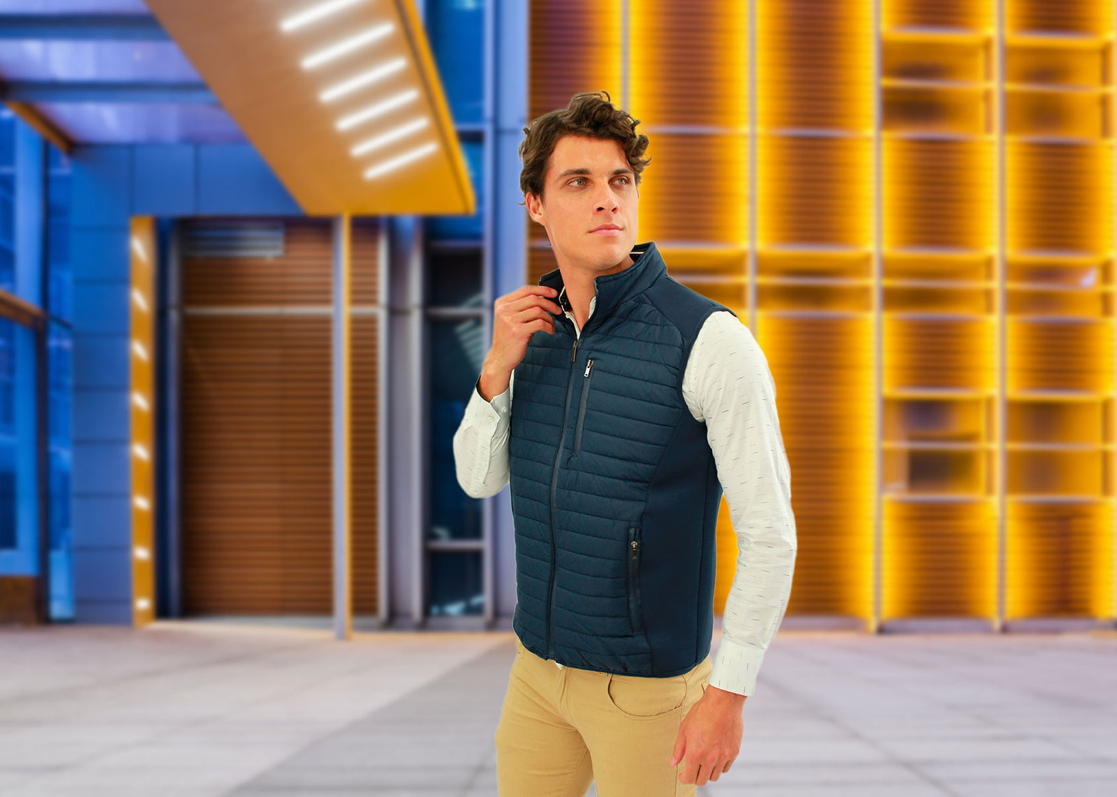 Chaleco casual American Fly caballero AF6307