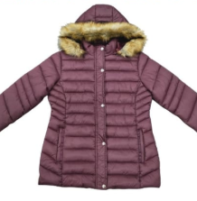 Chamarra de moda dama con gorro desmontable Varios colores